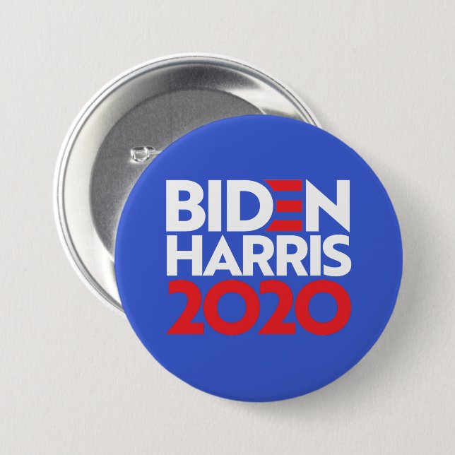 BIDEN HARRIS 2020 BUTTON (Front & Back)