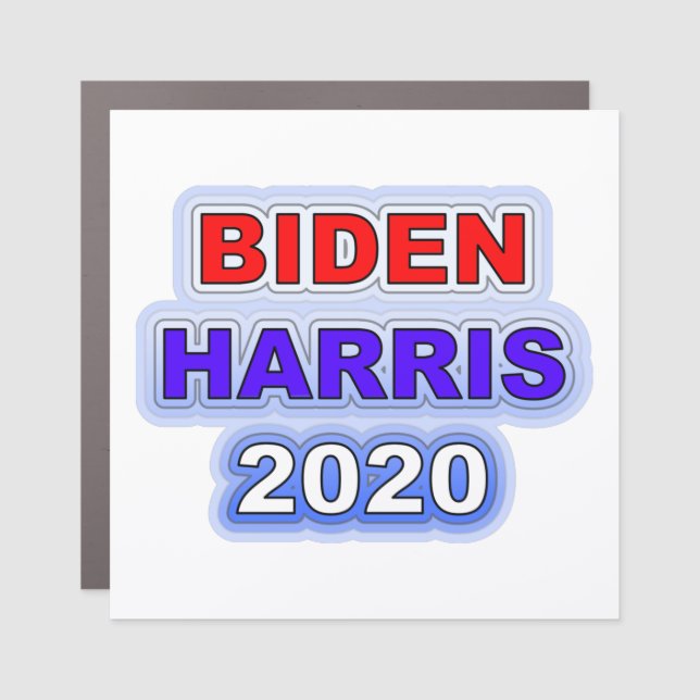 Biden Harris 2020 Car Magnet (Front)