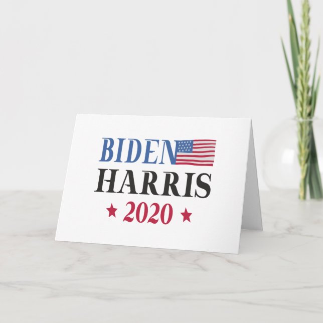 Biden Harris 2020 Card (Front)