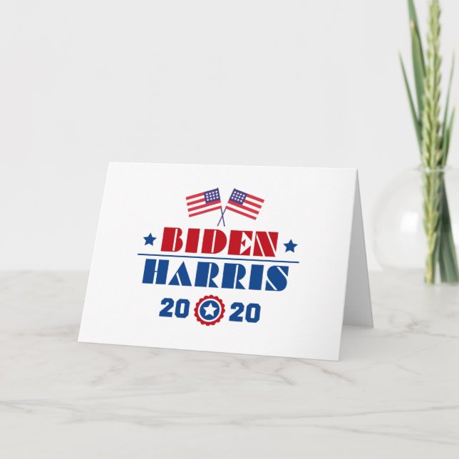 Biden Harris 2020 Card (Front)
