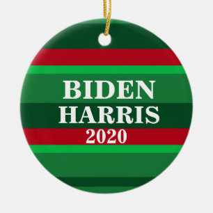 Biden Harris 2020 Christmas Ceramic Ornament