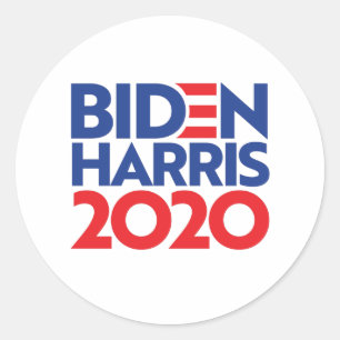 BIDEN HARRIS 2020 CLASSIC ROUND STICKER