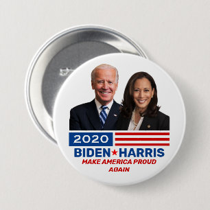 Biden Harris 2020 Collectible Campaign Pinback Button