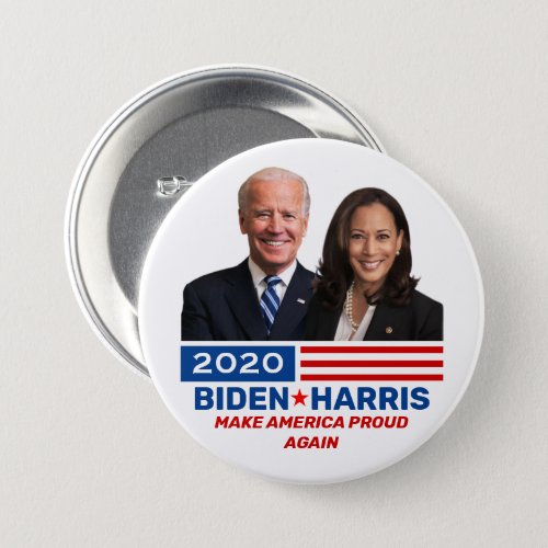 Biden Harris 2020 Collectible Campaign Pinback Button