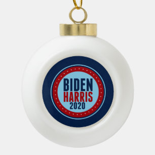 Biden Harris 2020 Commemorative Ceramic Ball Christmas Ornament
