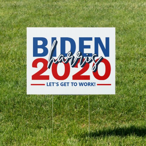 Biden Harris 2020 Cool Democrats Campaign Large Sign