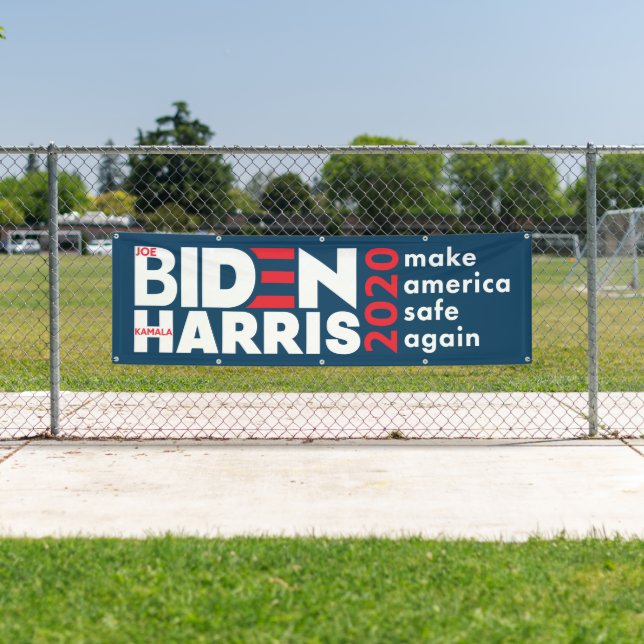 Biden Harris 2020 Election Campaign Indoor Outdoor Banner (Insitu)