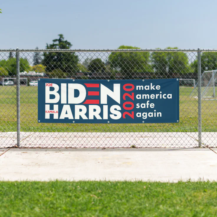 Biden Harris 2020 Election Campaign Indoor Outdoor Banner | Zazzle