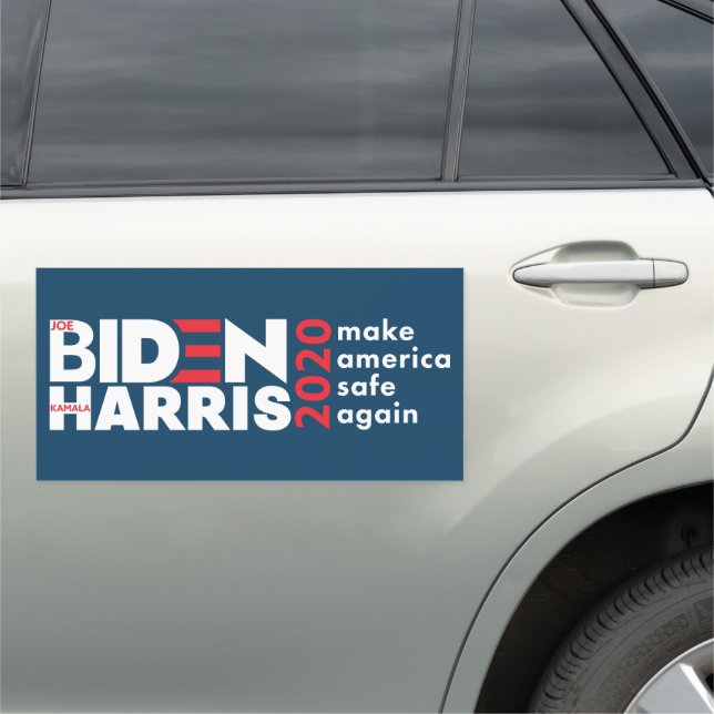 Biden Harris 2020 Election Campaign Magnetic Car Magnet (In Situ)