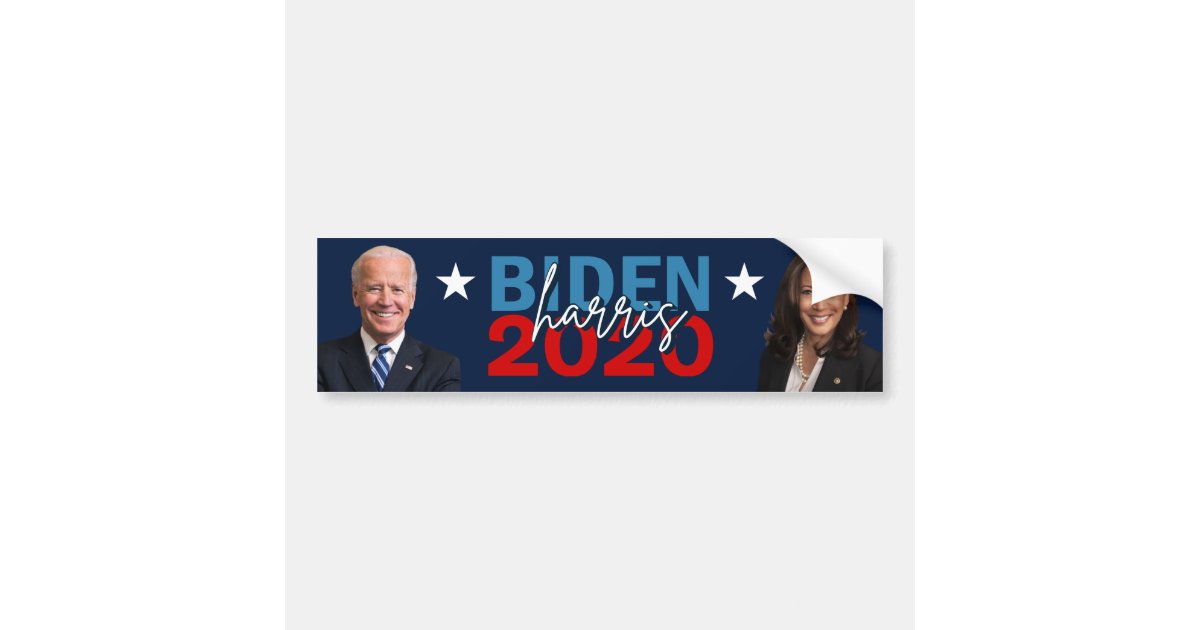 Biden Harris 2020 Election Cool Campaign Photos Bumper Sticker 3270