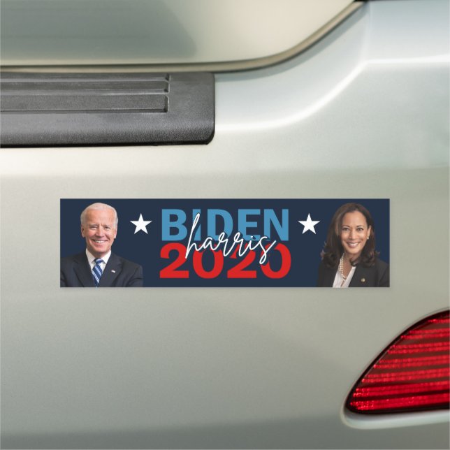 Biden Harris 2020 Election Cool Campaign w/Photos Car Magnet (In Situ)