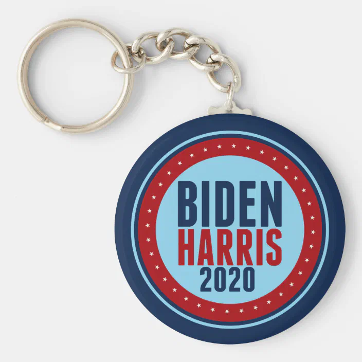 Joe Biden Harris 2020 Election President Build Back Better Keychain Double Sided 