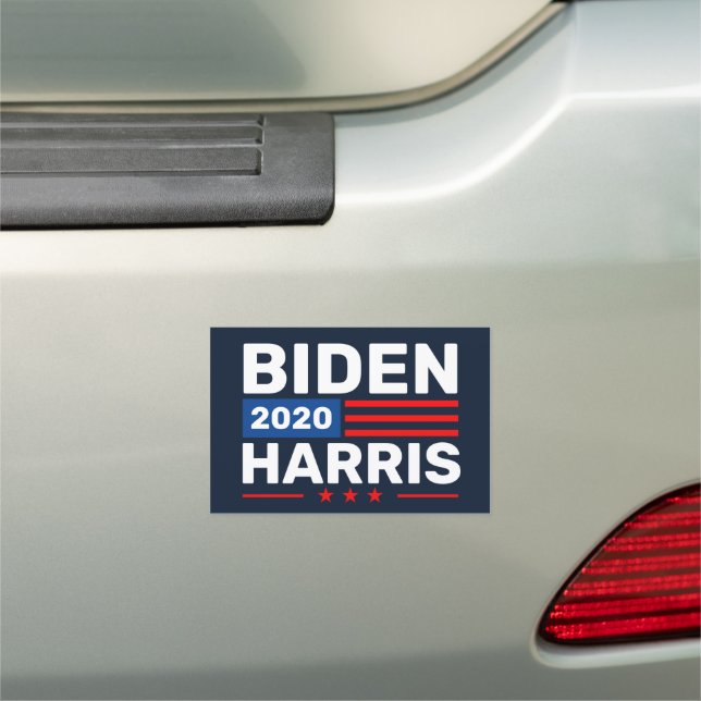 Biden Harris 2020 Election Navy Blue Campaign Car Magnet (In Situ)