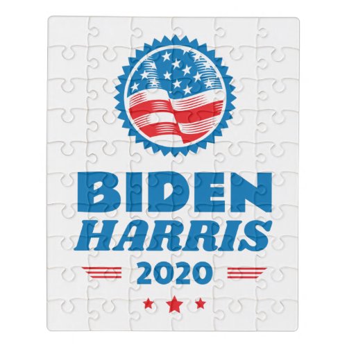Biden Harris 2020 Flag Seal Jigsaw Puzzle