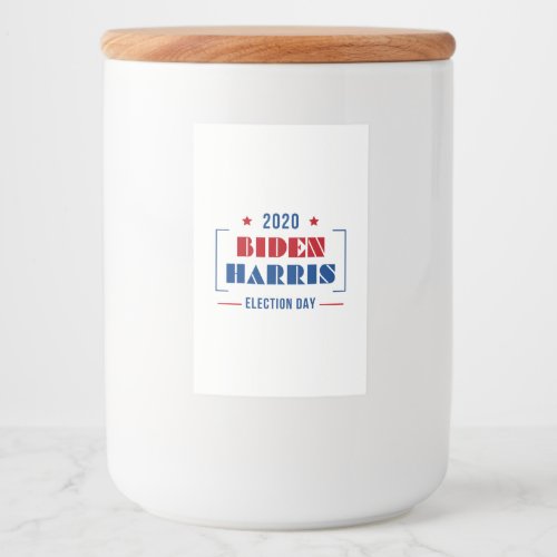Biden Harris 2020 Food Label