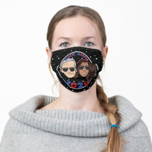 Biden Harris 2020 Galaxy Dream Team Facemask Adult Cloth Face Mask