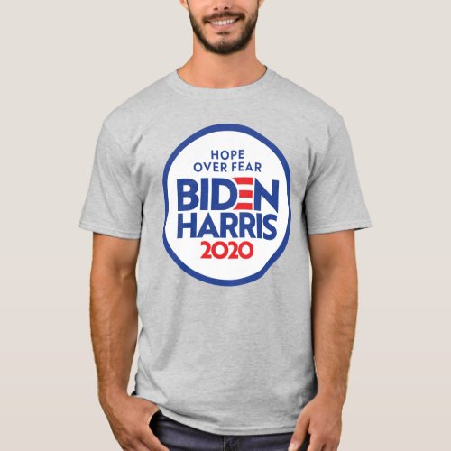 BIDEN HARRIS 2020 Hope Over Fear T_Shirt