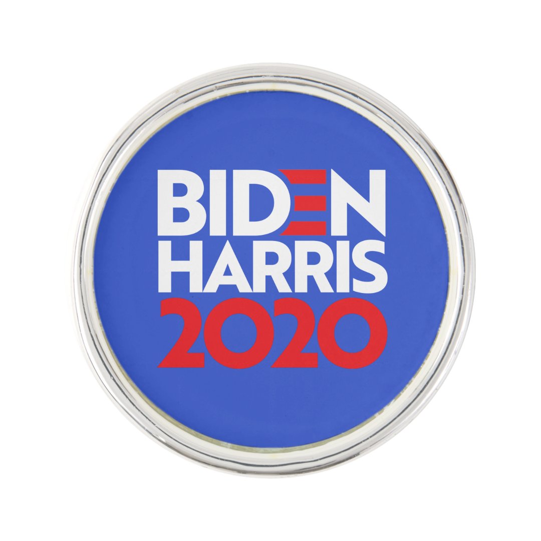 BIDEN HARRIS 2020 LAPEL PIN | Zazzle