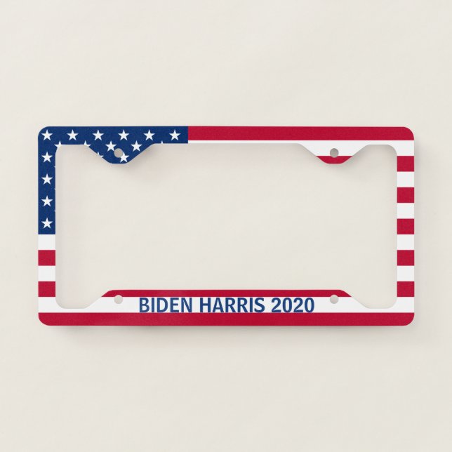Biden Harris 2020 License Plate Frame (Front)