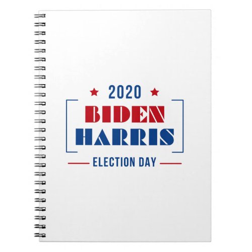 Biden Harris 2020 Notebook