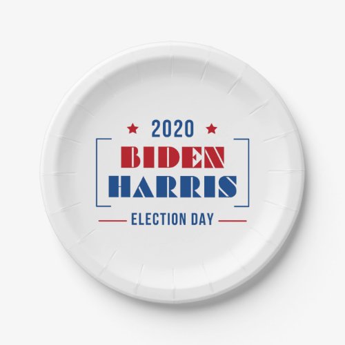 Biden Harris 2020 Paper Plates