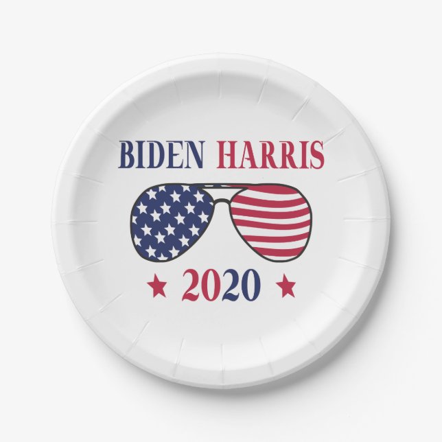 Biden Harris 2020 Paper Plates (Front)