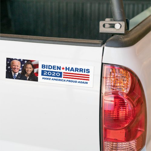 Biden Harris 2020 Patriotic Custom Campaign Bumper Sticker