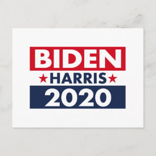 BIDEN HARRIS 2020 POSTCARD