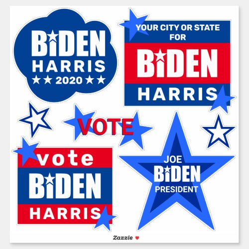 Biden Harris 2020 President Election Assortment Sticker