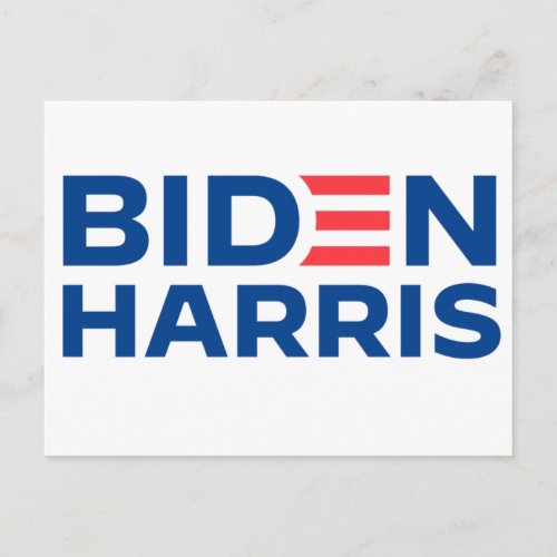 Biden Harris 2020 President Postcard