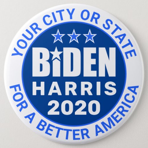 Biden Harris 2020 Presidential Election Political Button