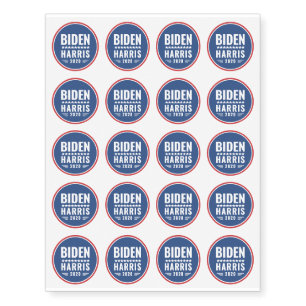 Biden Harris 2020 Presidential Election Temporary Tattoos