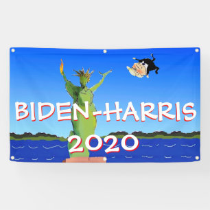 Biden Harris 2020 Presidential Vote dump trump Banner
