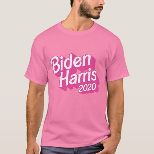 Biden Harris 2020 _ Pretty Pink T_Shirt