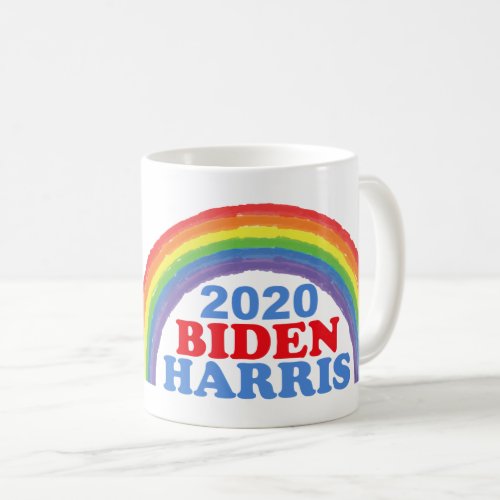 Biden Harris 2020 Rainbow Coffee Mug