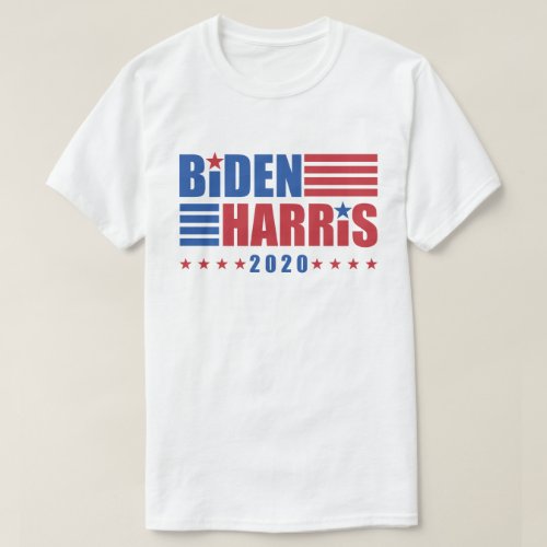 BidenHarris 2020 Red White Blue Stars Stripes T_Shirt