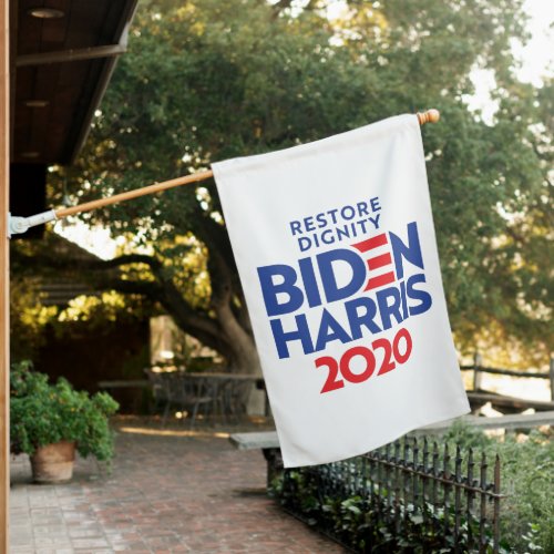BIDEN HARRIS 2020 _ Restore Dignity House Flag