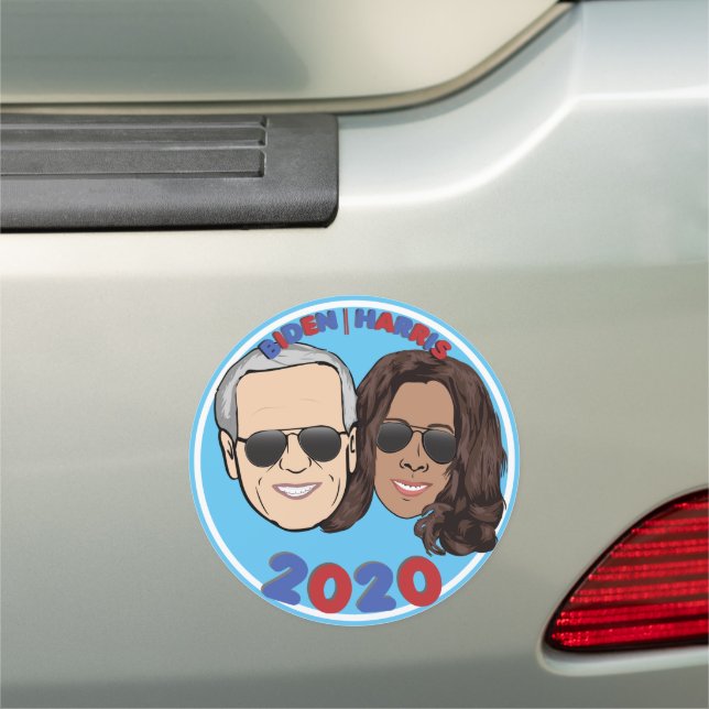 Biden Harris 2020 Shades Vehicle Removable Bumper Car Magnet (In Situ)