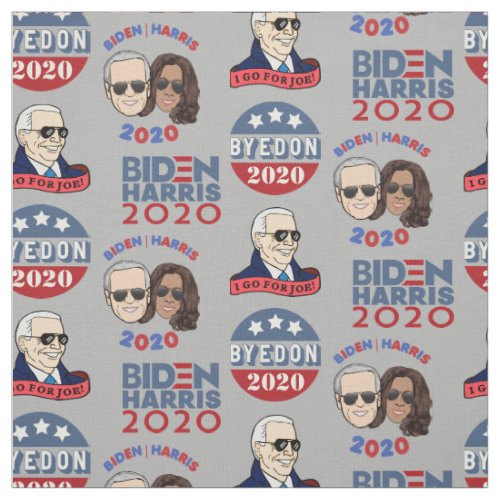 Biden Harris 2020 Textile By The Yard Fabric