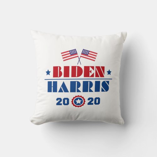 Biden Harris 2020 Throw Pillow
