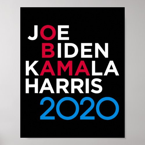 Biden Harris 2020 Throwback  Poster