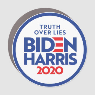Biden Harris 2020 Truth Over Lies Car Magnet
