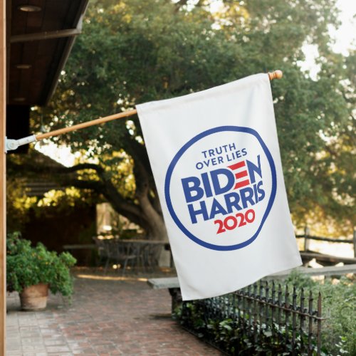 BIDEN HARRIS 2020 Truth Over Lies House Flag