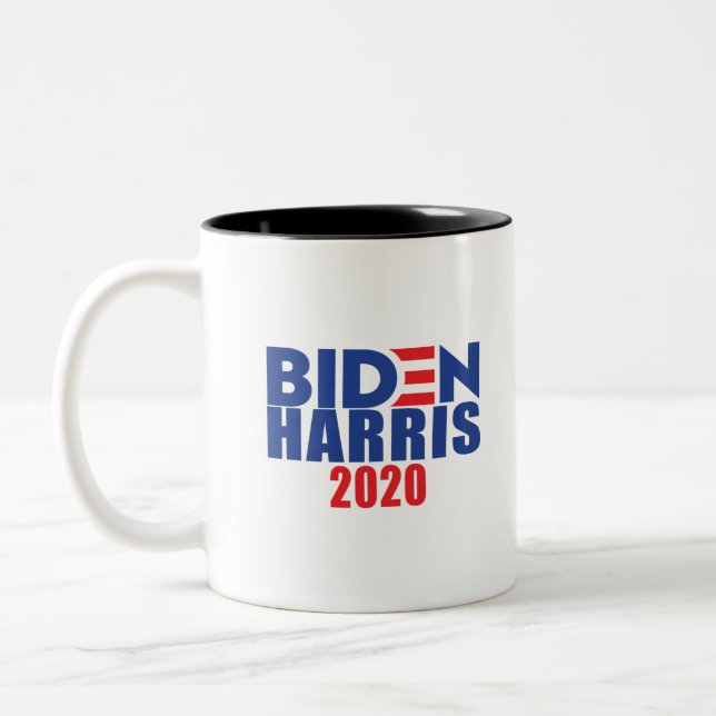 biden harris 2020 Two-Tone coffee mug (Left)