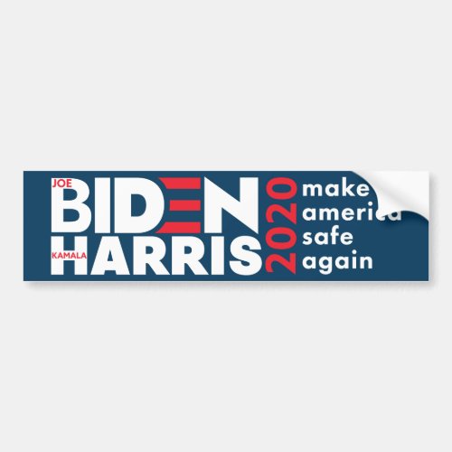 Biden  Harris 2020 US Election Campaign Vinyl Bumper Sticker