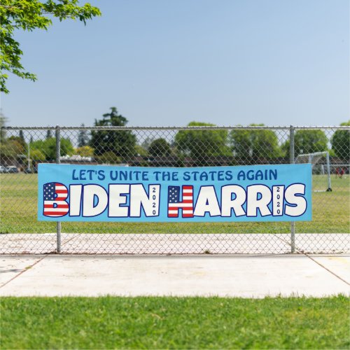 Biden Harris 2020 Unite the States Again Banner