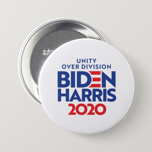 BIDEN HARRIS 2020 _ Unity Over Division Button