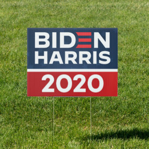 Biden Harris 2020 yard sign