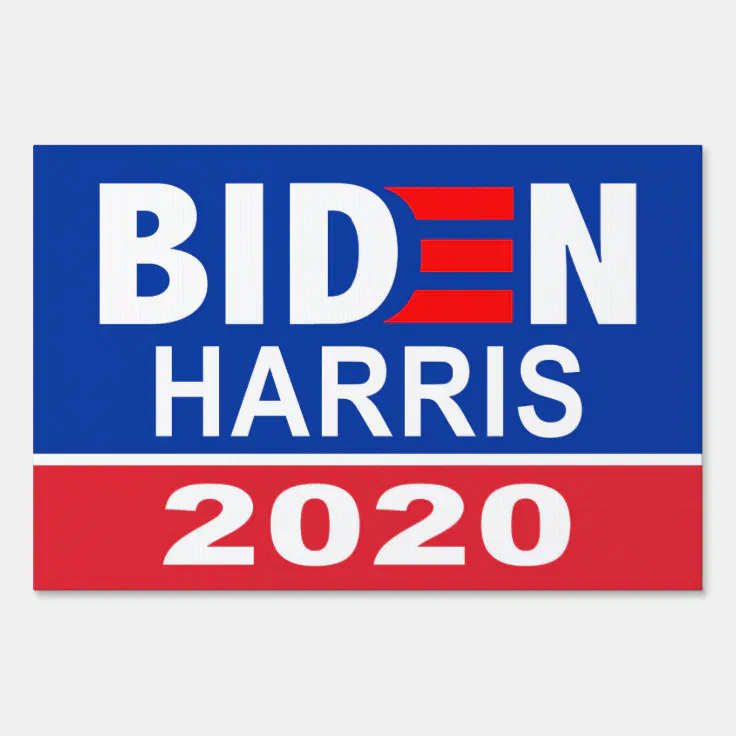 Biden Harris 2020 yard sign | Zazzle