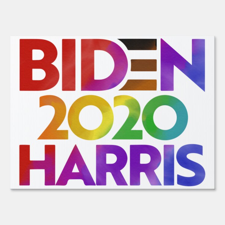 Biden Harris 2020 Yard Sign (Medium) | Zazzle